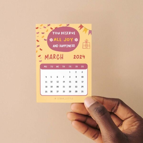 Set of 13 Calendar Cards - Image 15