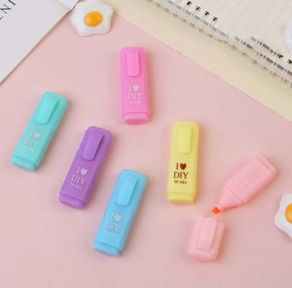 Mini Pen Highlighters (Pack of 6)