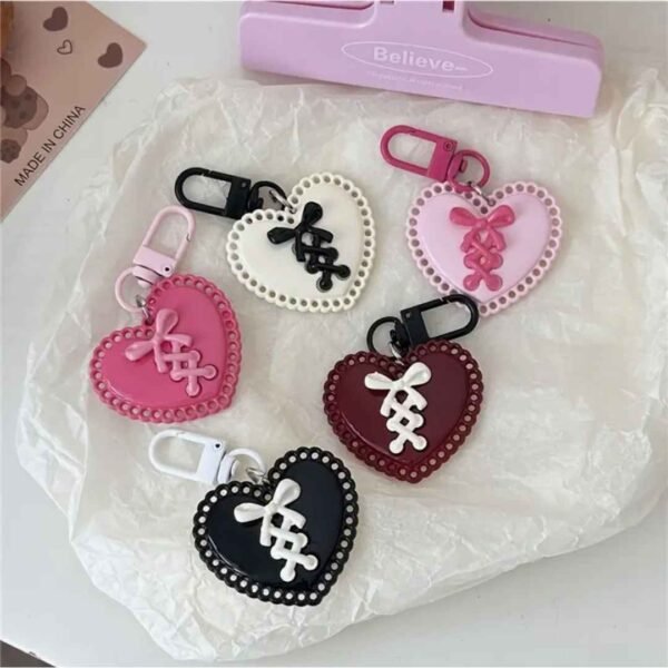 Heart Keyring Charms